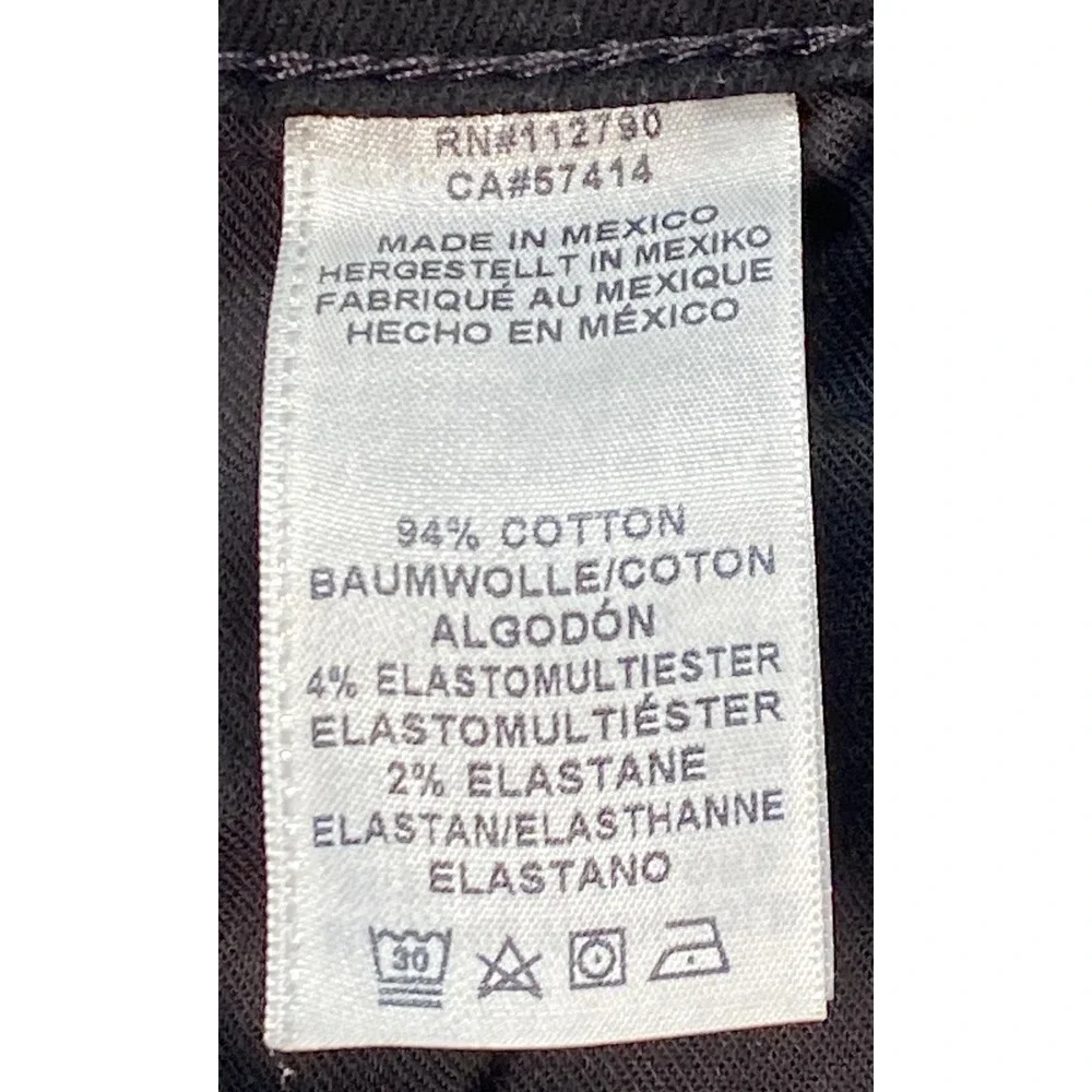 True Religion mens 38x34 Geno No Flap SN Slim Fit Jeans Rinse Black ST‎ 102158